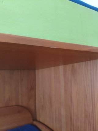 DORMITORIO LITERA TREN MADERA MACIZA