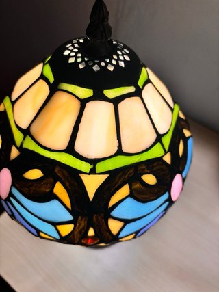 Lampada Tiffany Cristal Multicolor
