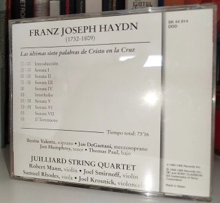 Haydn: Seven Last Words CD