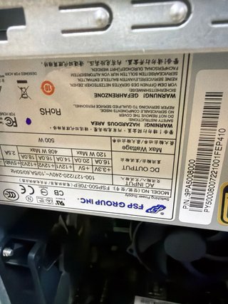 Ordenador Acer Predator G 3620 sin disco duro