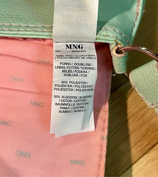 Bolso de hombro Mango azul