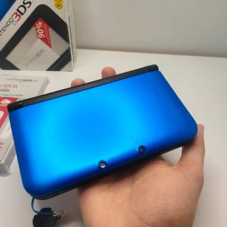 Nintendo 3DS XL Nero Blu + Pokemon Rubino