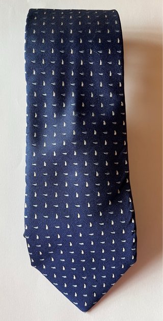 Corbata Seda Italiana Boggi Milano Azul