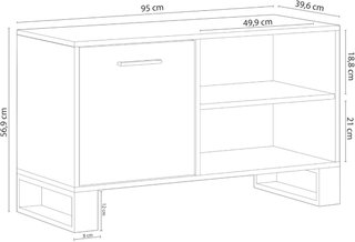Mueble TV Duehome Raw Roble Rústico