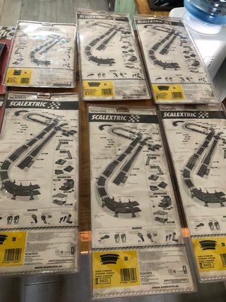 Pistas Scalextric Curvas y Rectas