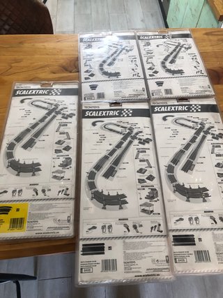 Pistas Scalextric Curvas y Rectas