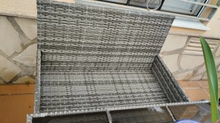 Conjunto terraza ratán 2 sillones y mesas