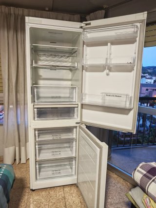 Nevera + congelador Samsung Blanca