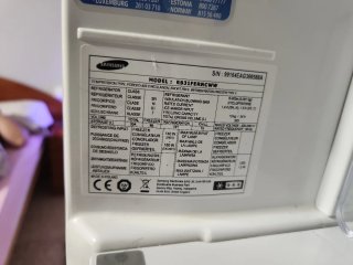 Nevera + congelador Samsung Blanca