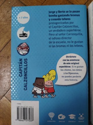 Libros colección Capitán Calzoncillos