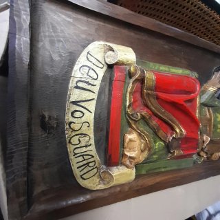 Talla de fusta mare de deu de queralt