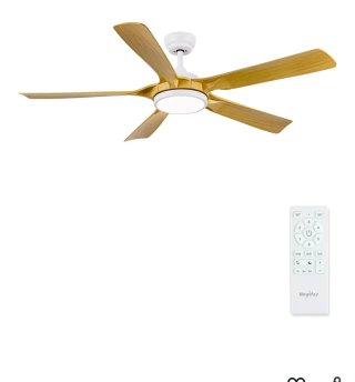 Ventilatore da soffitto con luce LED