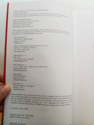 Antimanual de filosofía