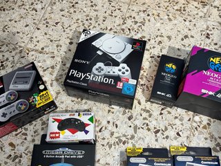 Pack  5 consolas retro Arcade y mandos