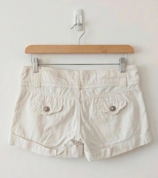 Shorts negros y blancos talla 36