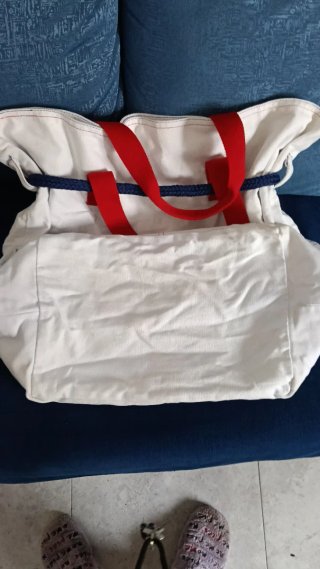 Bolsa de playa marinera grande 60 ancho 50 alto