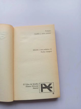 LIBRO VOLTAIRE CANDIDO