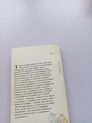LIBRO VOLTAIRE CANDIDO