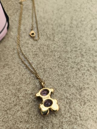 Colgante Oso Tous Rosa y Dorado