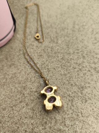 Colgante Oso Tous Rosa y Dorado