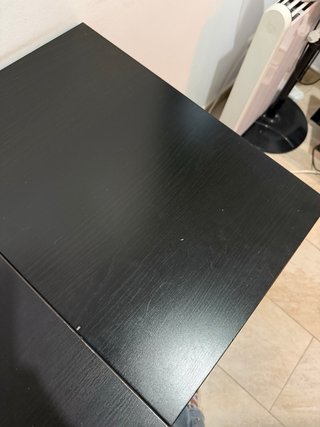 Escritorio y cajonera Ikea negro