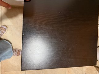 Escritorio y cajonera Ikea negro