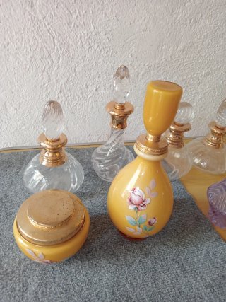 Lote Perfumeros, Joyero y Polveras Vintage