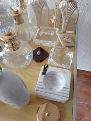 Lote Perfumeros, Joyero y Polveras Vintage