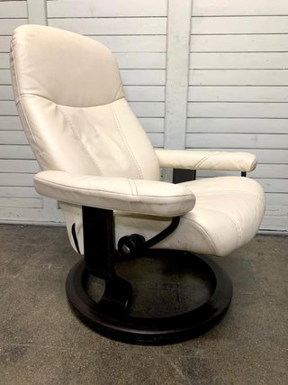 Sillón Stressless Consul Beige Cuero.