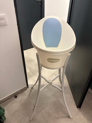 Bañera para bebé Shnuggle con soporte