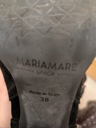 Botines Ante Negras Talla 38