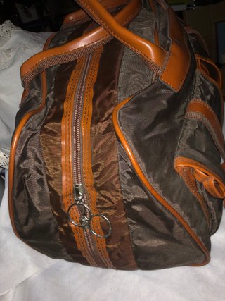 Bolso Marrón y Multicolor