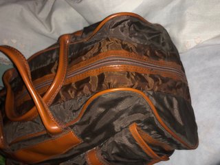 Bolso Marrón y Multicolor