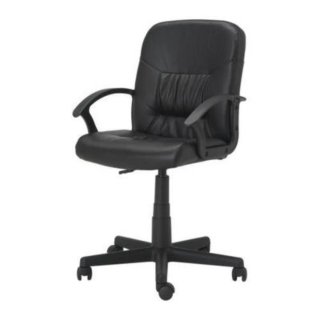 Silla de oficina Ikea moses negra.