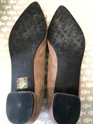 Zapatos ante topo con pedrería