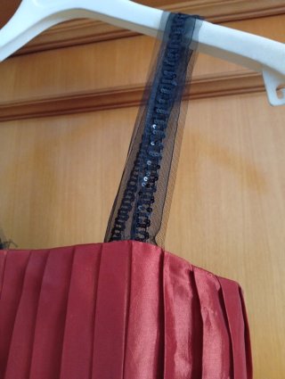 Abito elegante donna rosso tg L