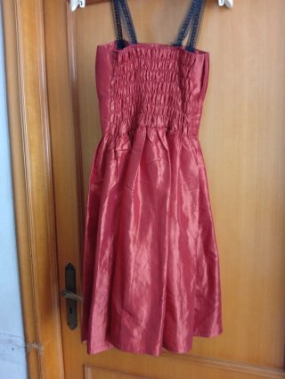 Abito elegante donna rosso tg L