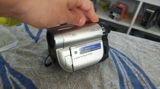 Sony Handycam DCR-DVD150 Plata/Negro