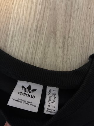 Camiseta Adidas Negra Corta