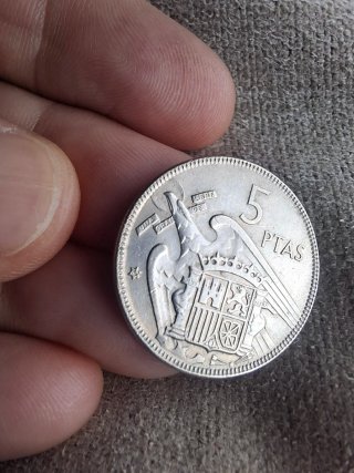 5 ptas 1957 * 62