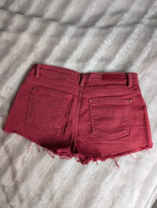 Shorts Zara trafaluc Talla 34 Rojo