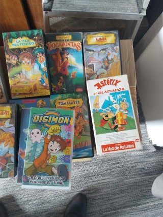 3 Películas Disney VHS (Español)