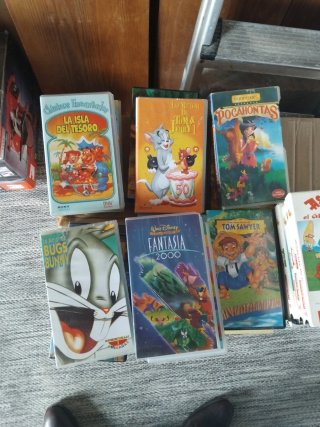 3 Películas Disney VHS (Español)