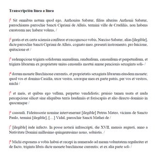Transcripción de documentos y textos antiguos