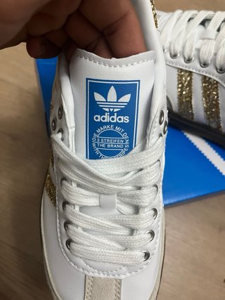 Adidas Samba OG Gold Glitter - talla 38