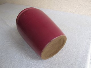 Jarrón pequeño de cerámica rosa