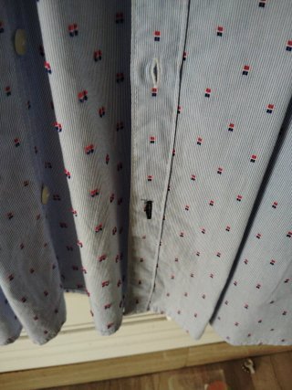 Camisa GREEN COAST azul con estampado