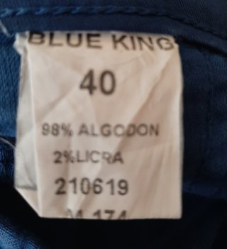 Pantalones muy cómodos azul/verde y beige