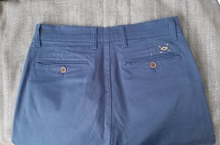 Pantalones muy cómodos azul/verde y beige