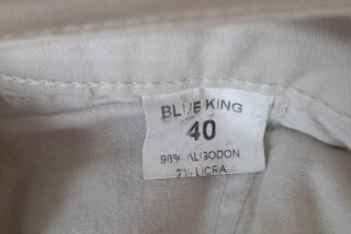 Pantalones muy cómodos azul/verde y beige